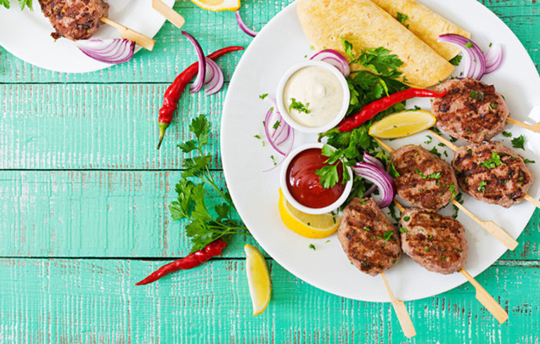 Kofta met Griekse Knoflooksaus